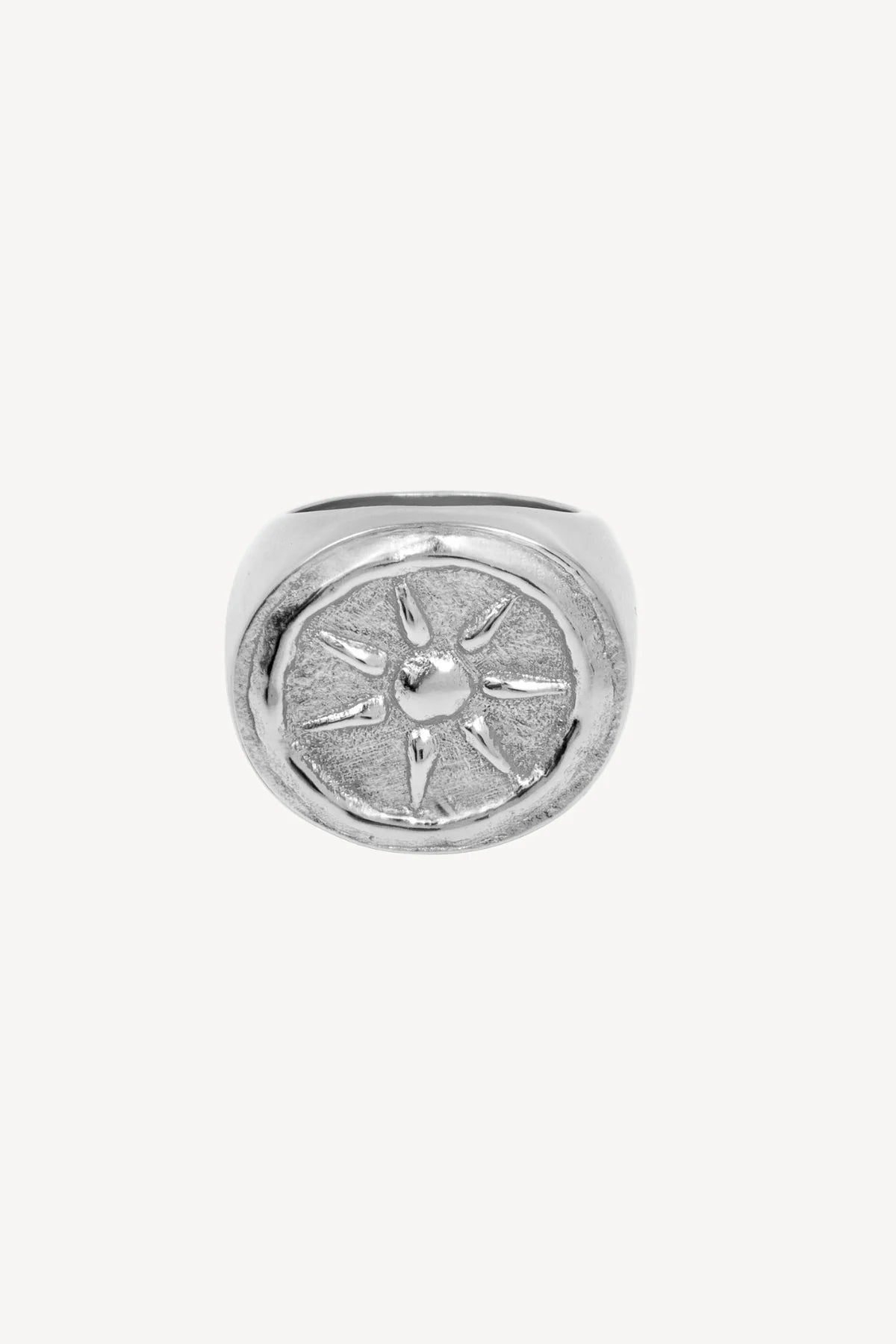 SILVER SUN RING