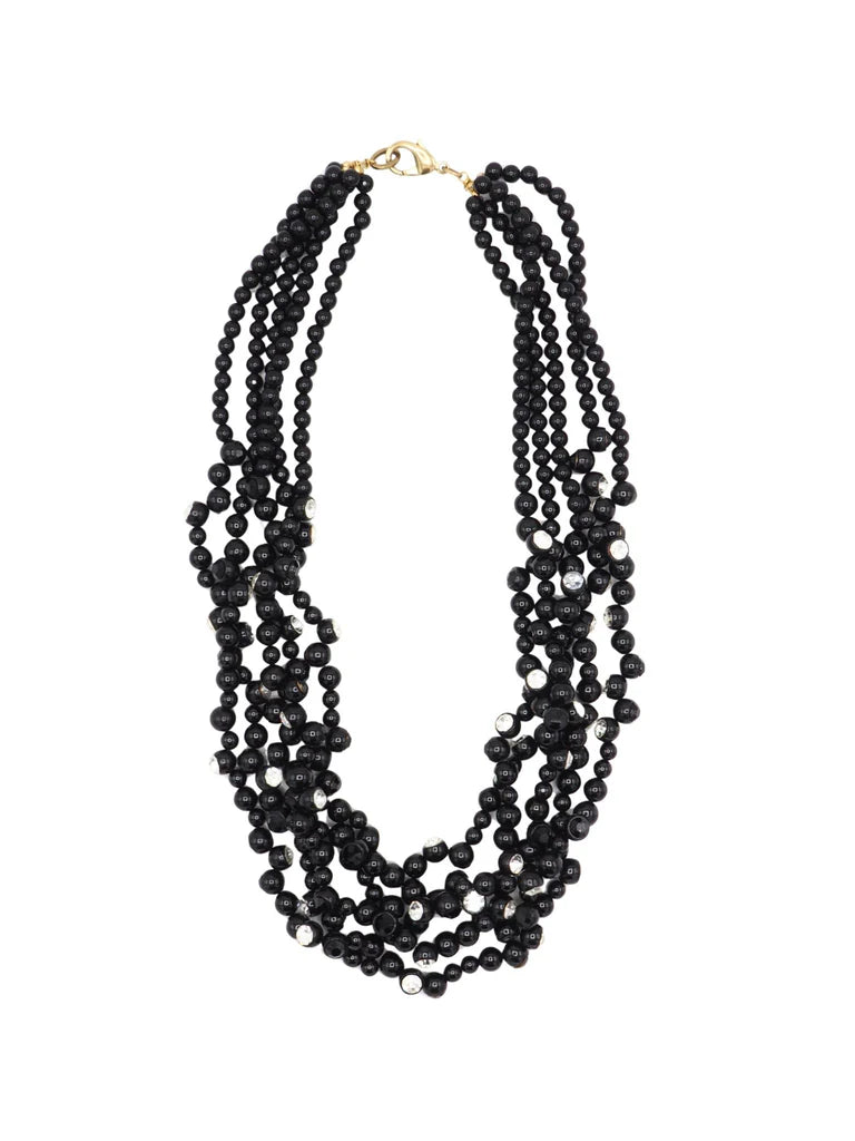 Thelma Necklace Black