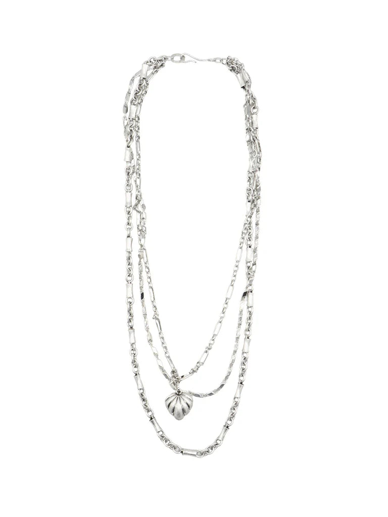 THREE WAYS NECKLACE silver