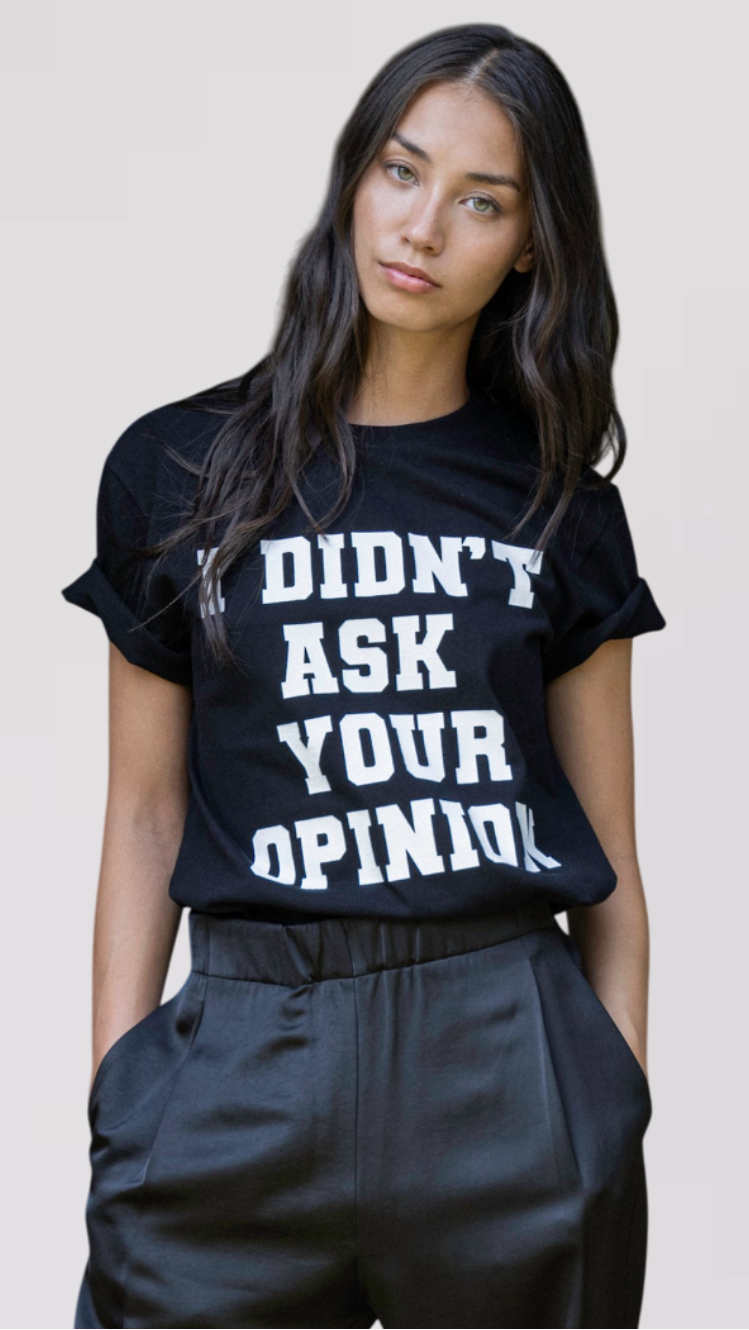 NATALIA BLACK T-SHIRT