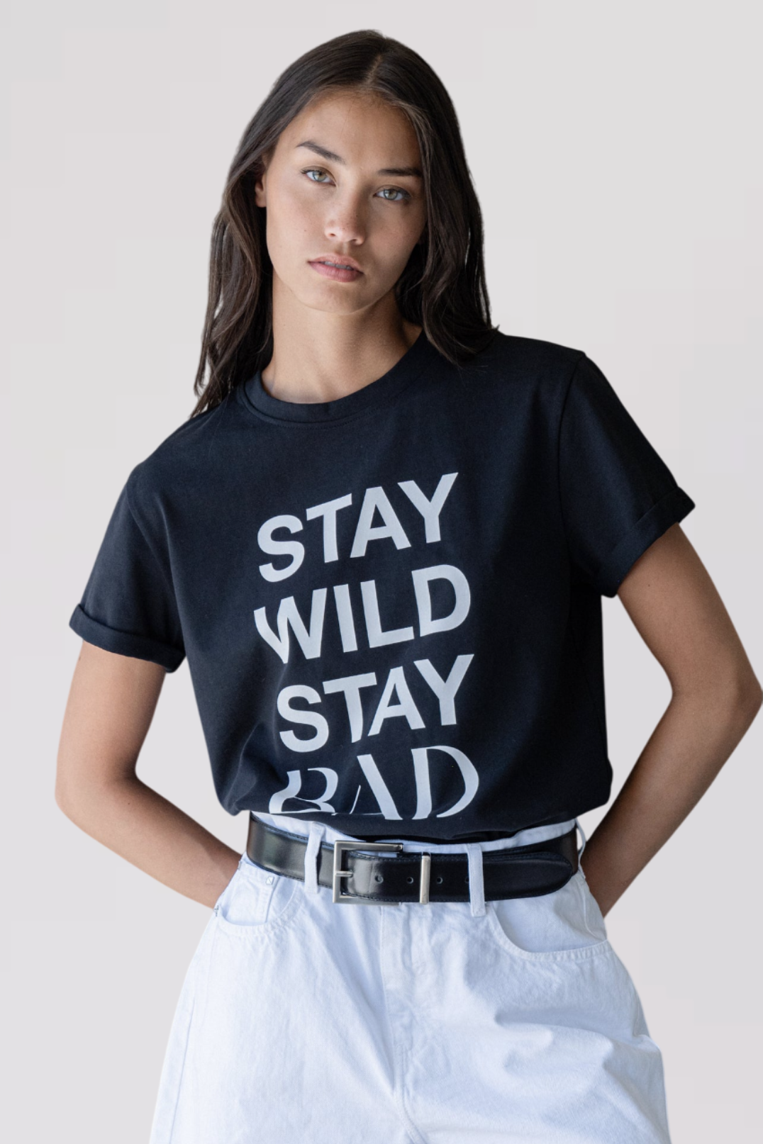 T-SHIRT AMAPOLA BLACK