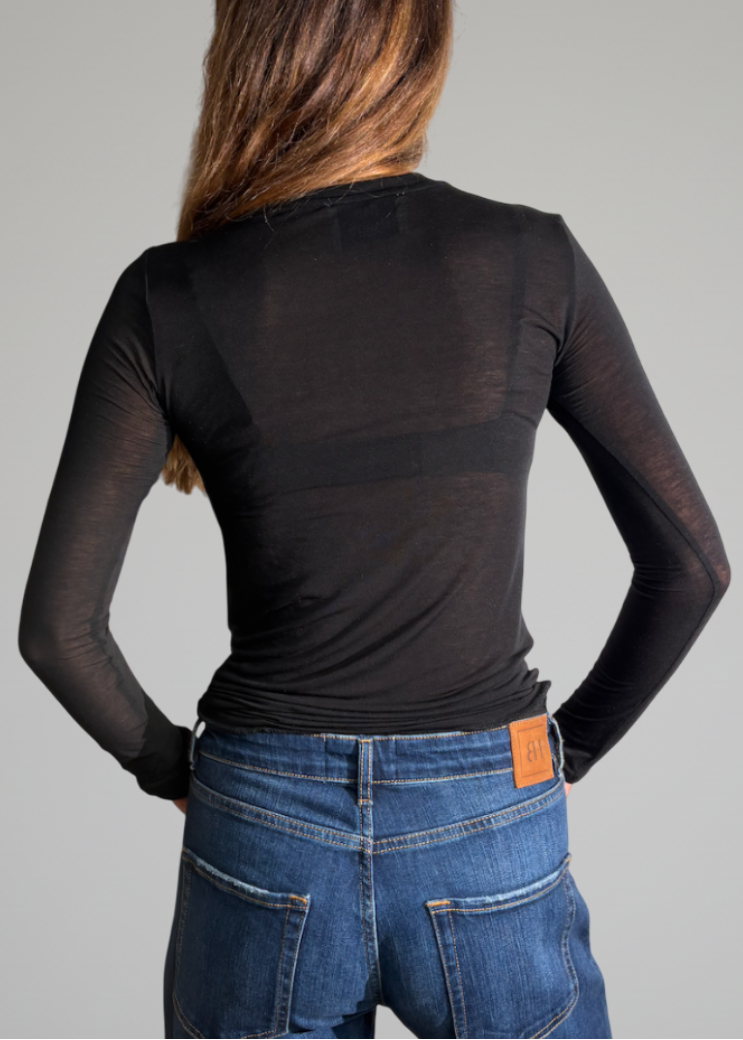 T-SHIRT CARINA BLACK