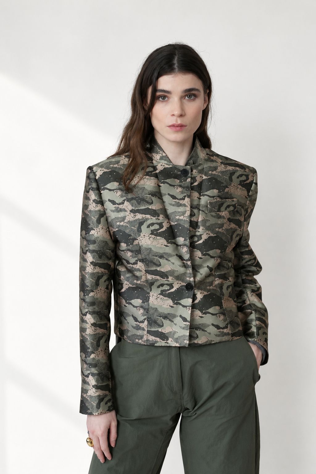 CHAQUETA LIAM CAMUFLAJE KHAKI