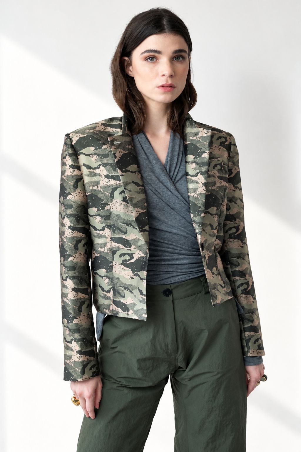 CHAQUETA LIAM CAMUFLAJE KHAKI
