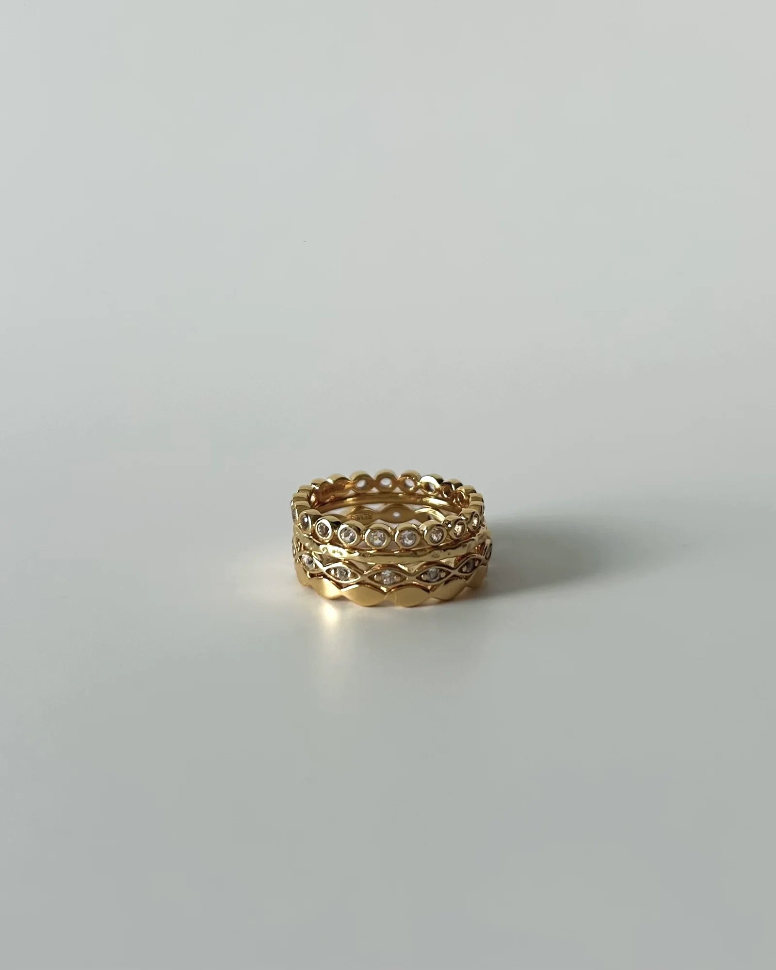 Bague éternité sertie or