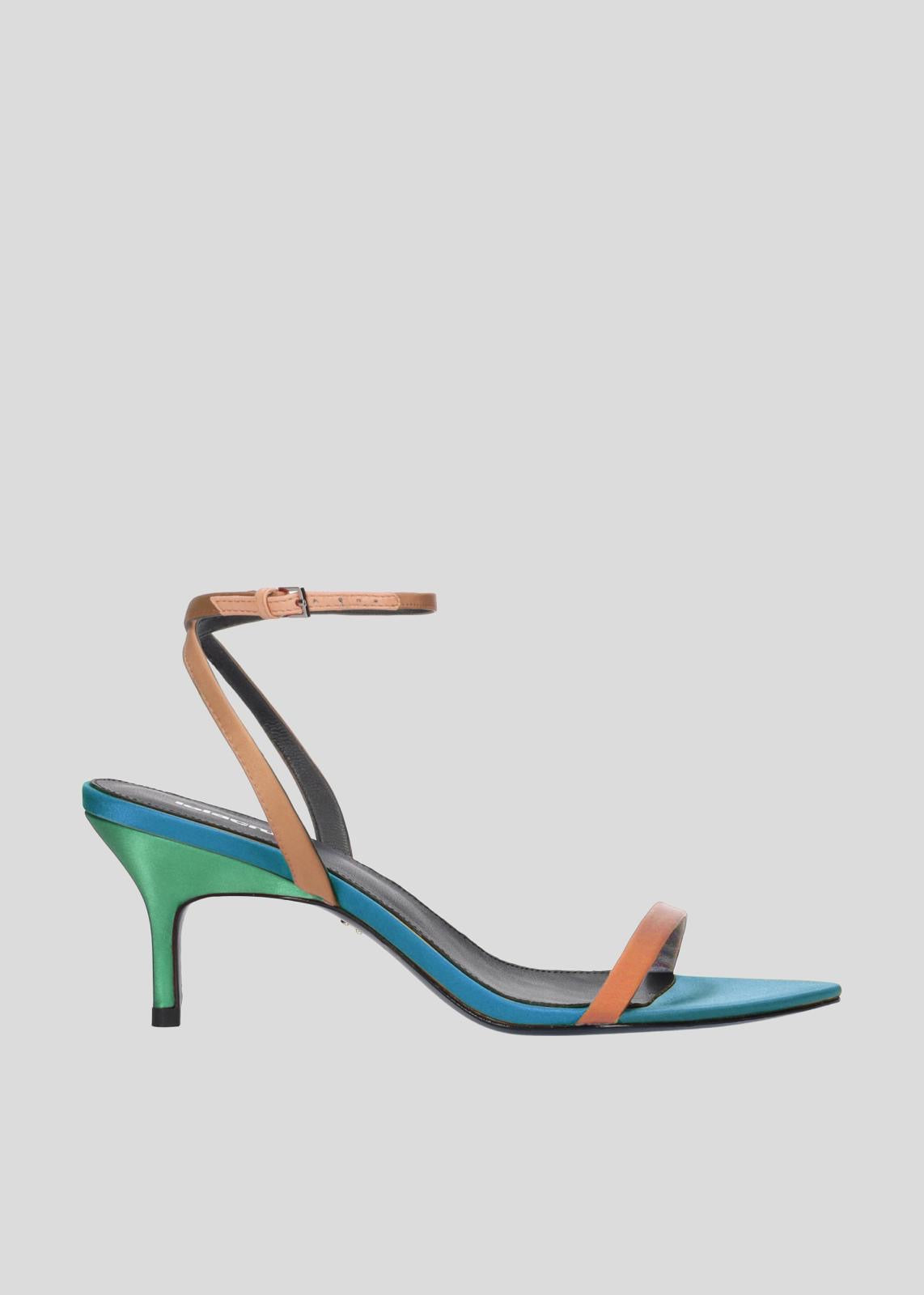 SANDALIA TACÓN LOLA CRUZ AZUL ZAFIRO