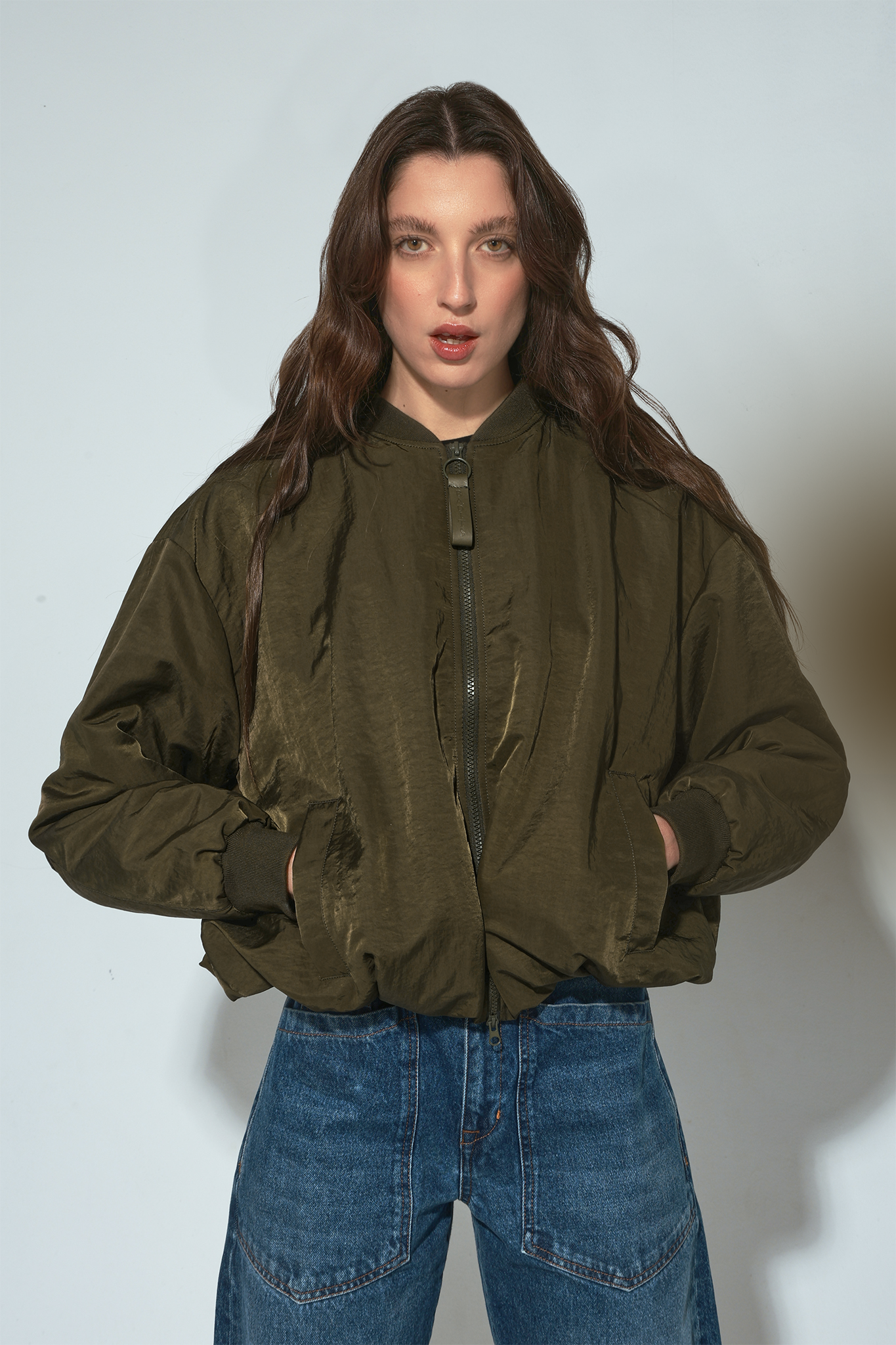 BOMBER OVERSIZE LINDA KHAKI