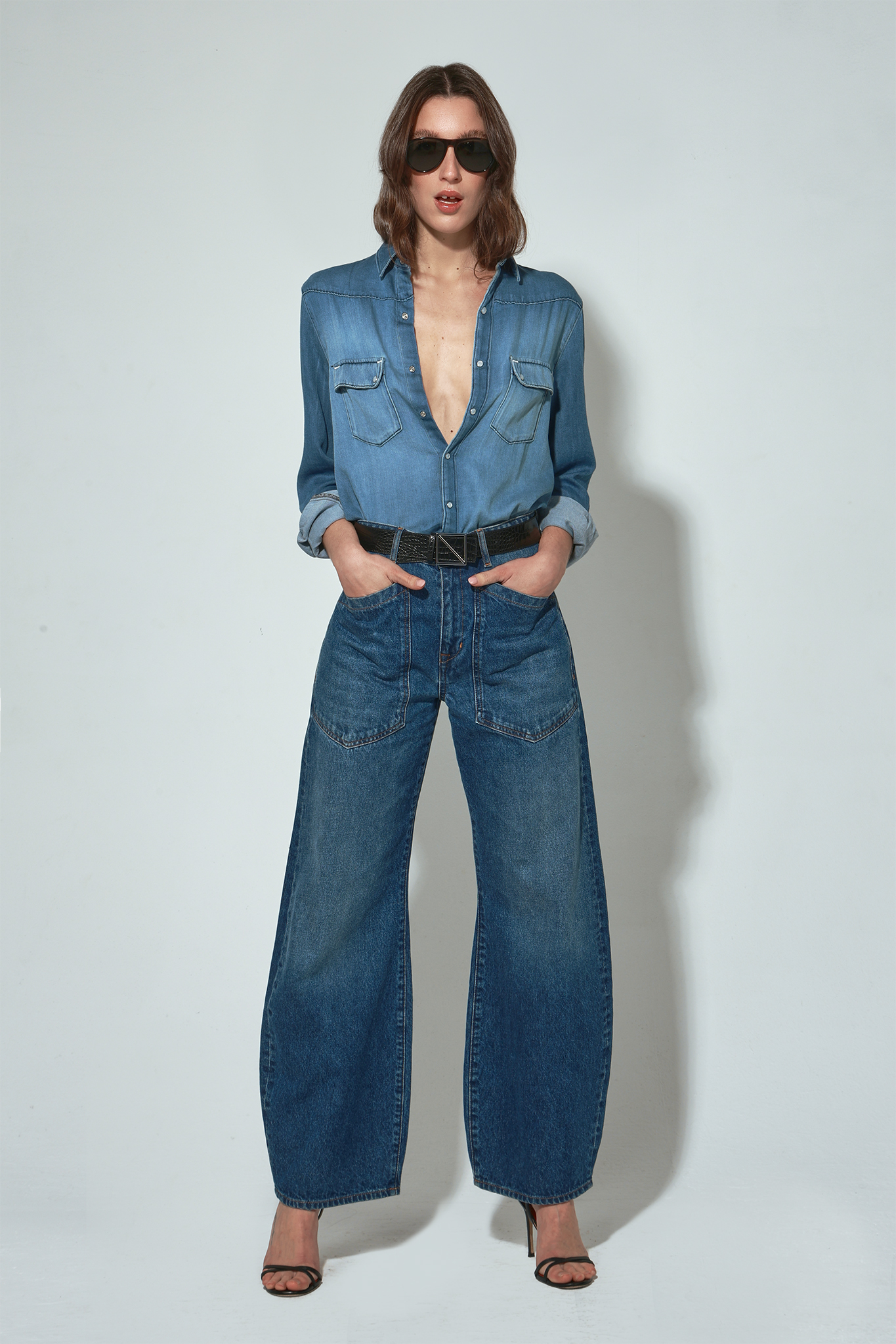 CAMISA CLYDE DENIM AZUL CLARO