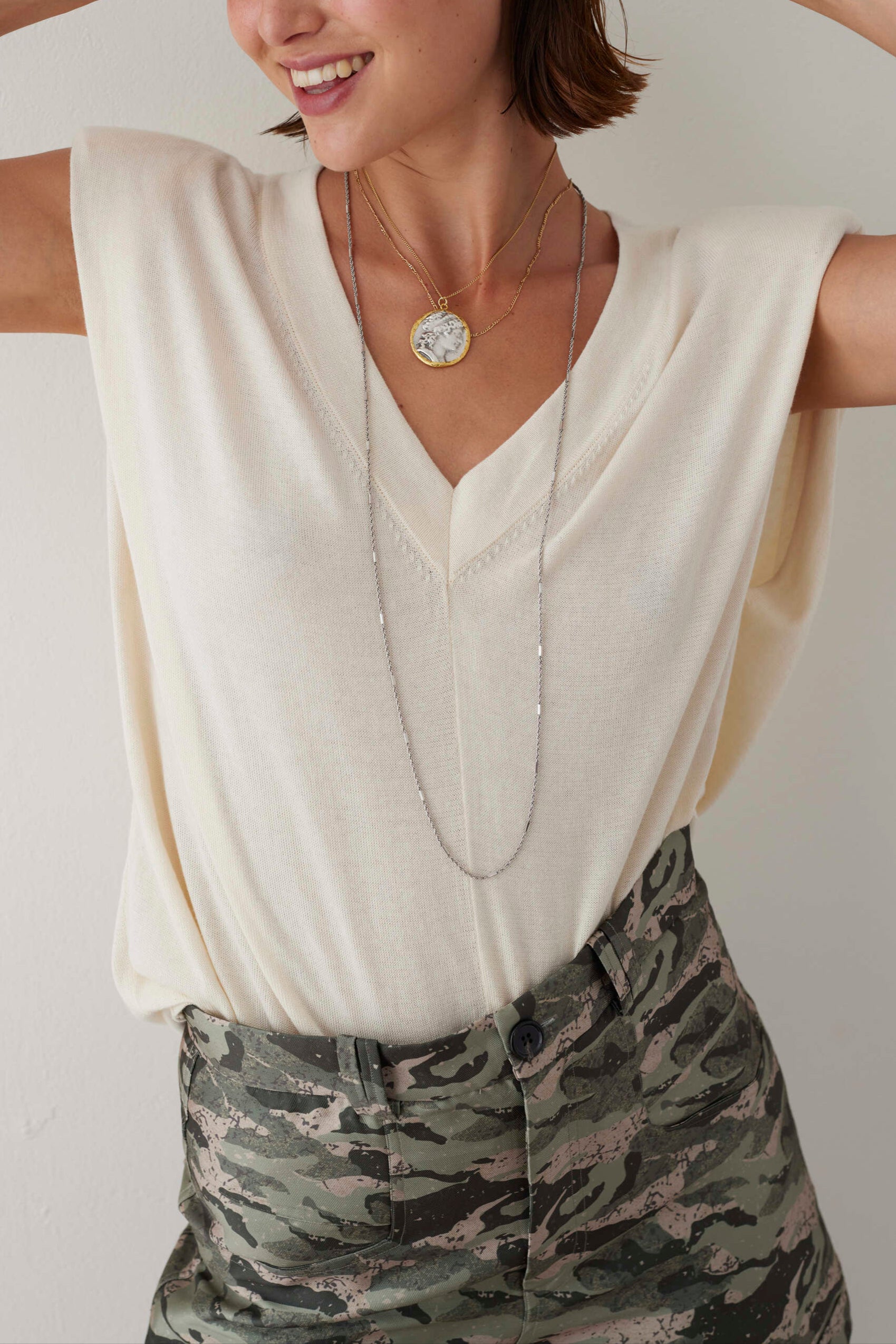 PANAREA ECRU T-SHIRT