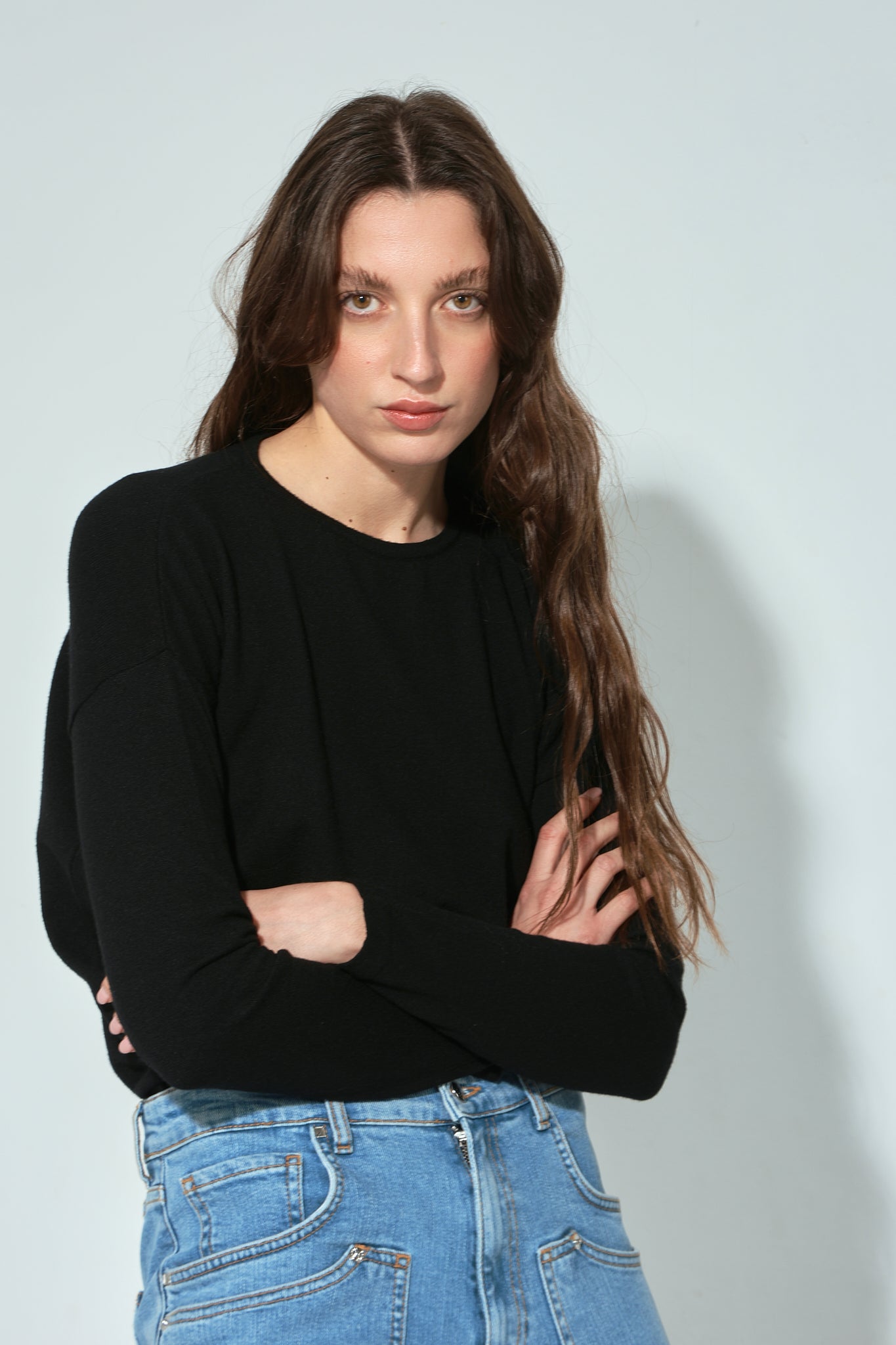 JERSEY SIMONA CUELLO REDONDO NEGRO