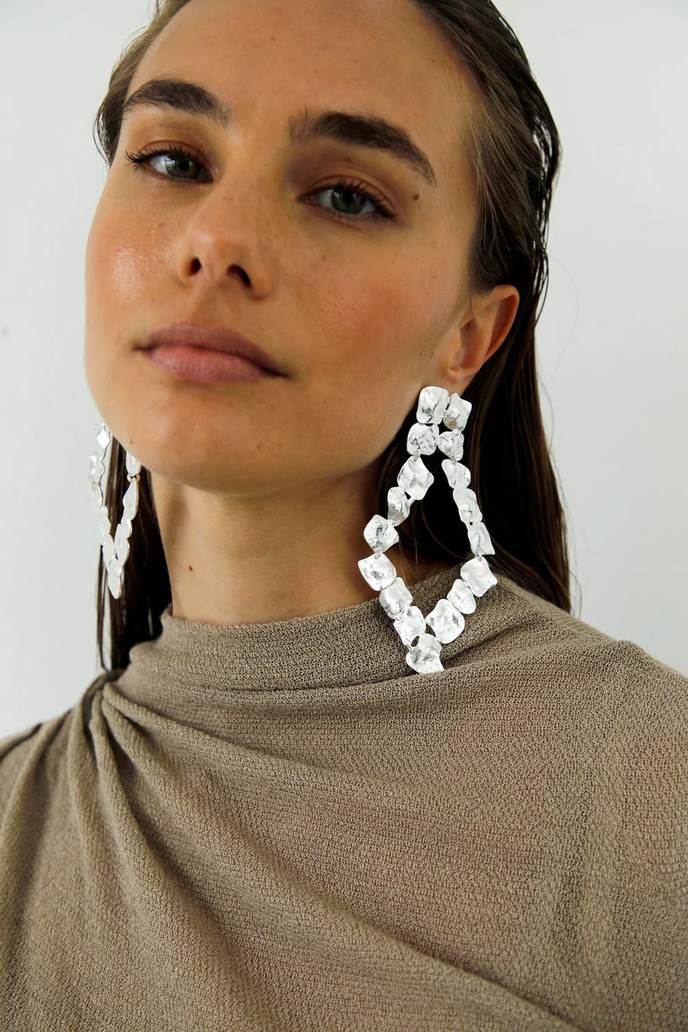 DUNE SILVER EARRINGS