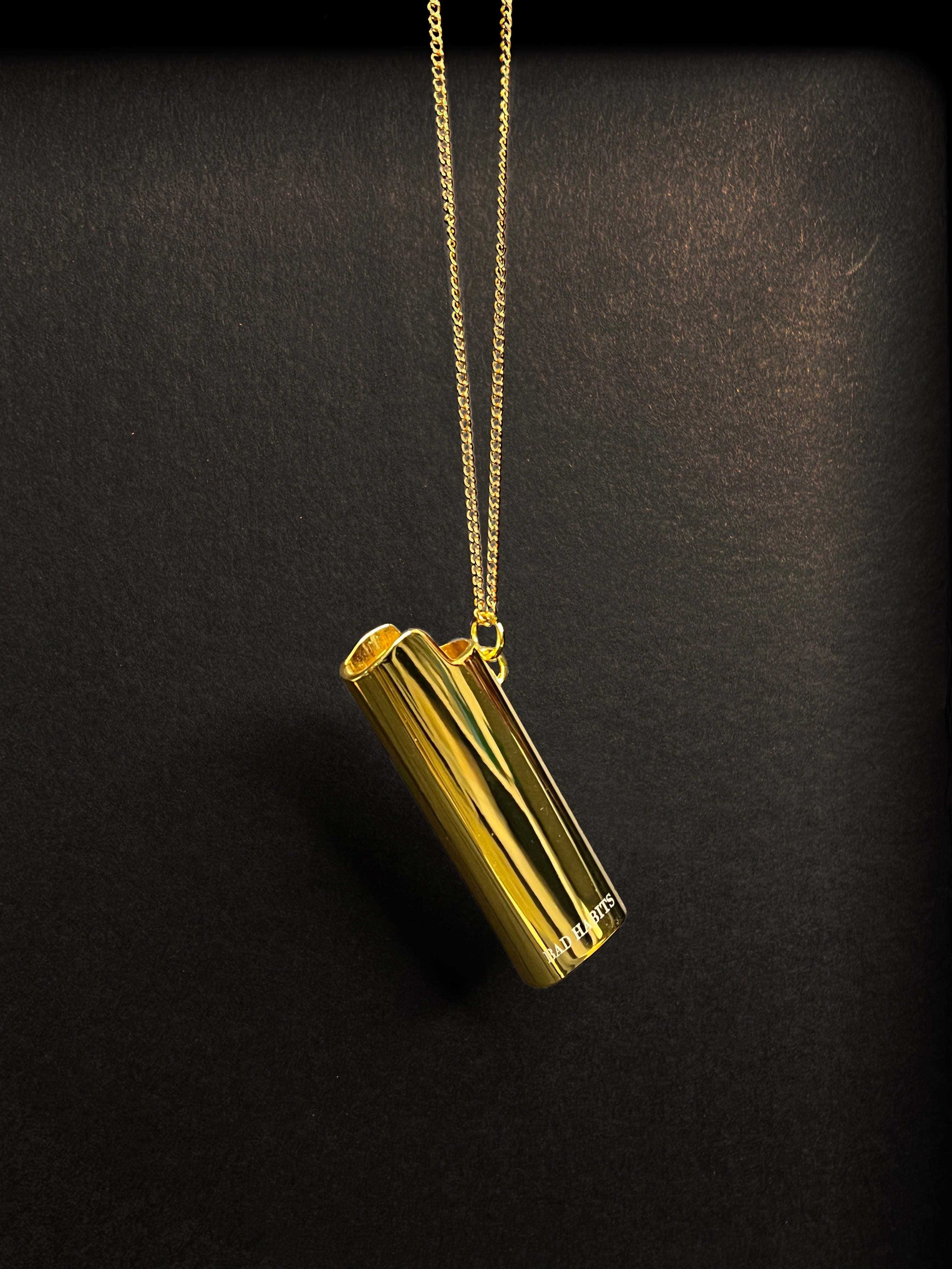 Logo lighter necklace